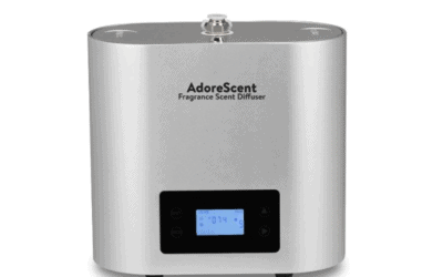 Electric oil diffuser releasing soothing essential oil mist