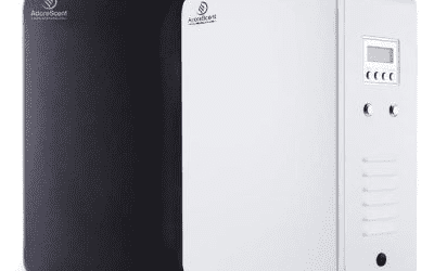 "Home interior with an HVAC scent diffuser releasing pleasant fragrances for a comfortable and inviting atmosphere.