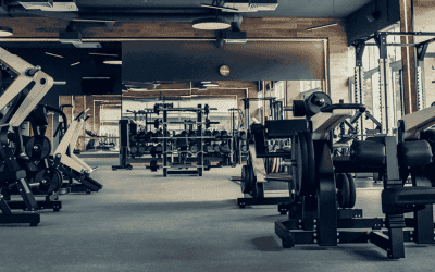 "Gym interior with air fresheners keeping the workout area clean, fresh, and odor-free for a comfortable exercise environment."